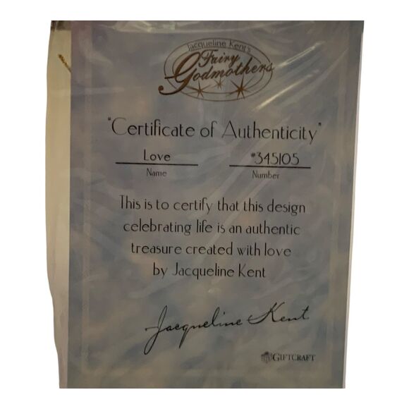 Jacqueline Kent's Collection Fairy Godmothers May's Emerald Love Porcelain Doll - Picture 14 of 16